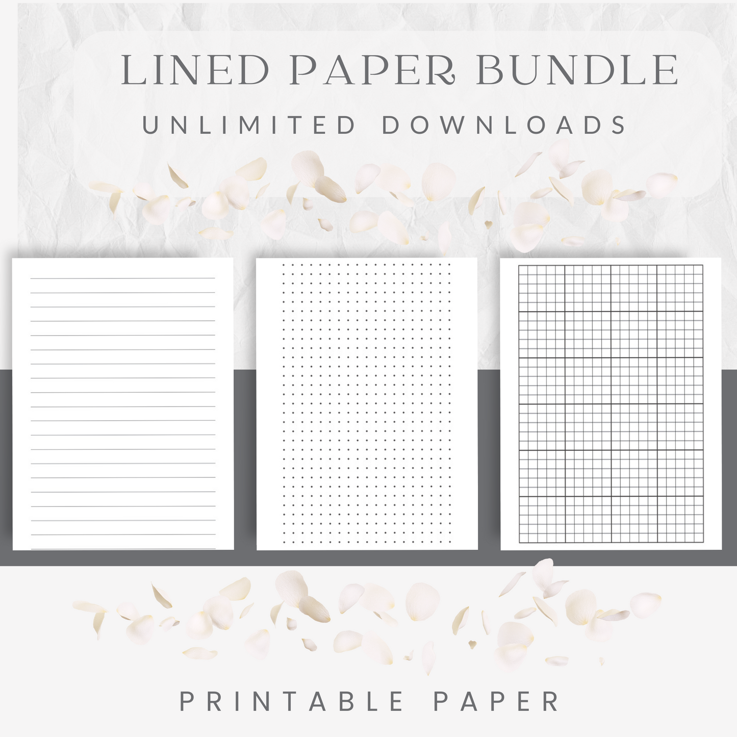 Lined Paper Bundle